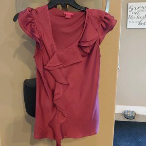 Size S - Burgundy Blouse